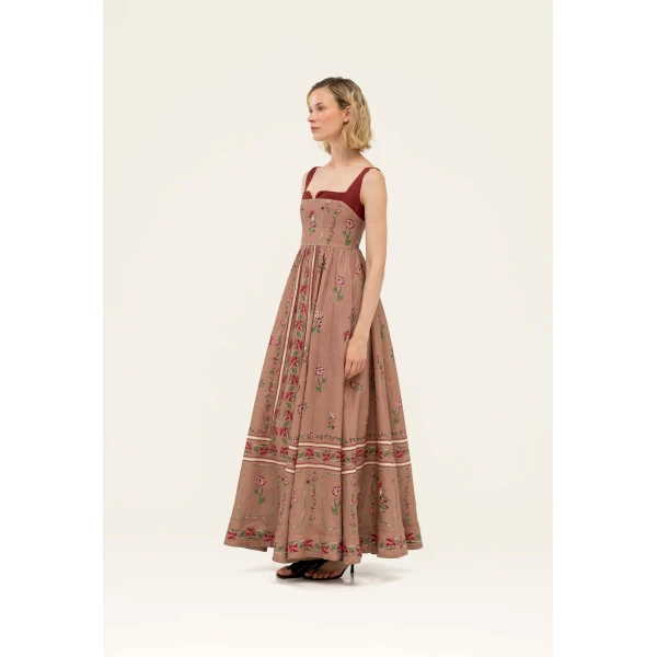 Agua by Agua Bendita Jaspe Quebrada Maxi Dress - Agua By Agua Bendita Dresses - Artisanal Colombian Resort Wear at Luxury Shoes 