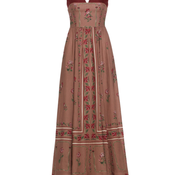 Agua By Agua Bendita Jaspe Quebrada Maxi Dress