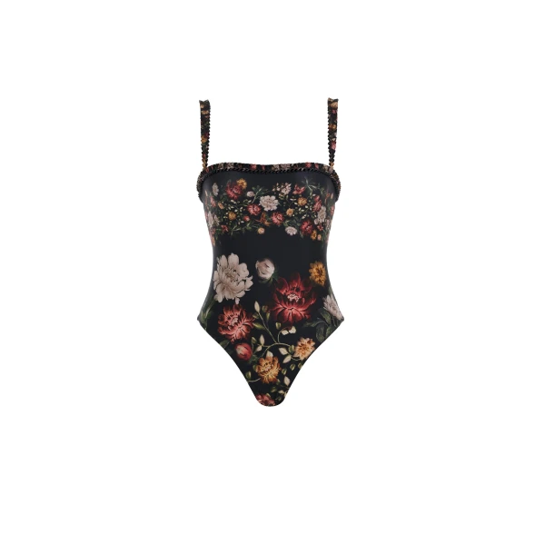 Agua by Agua Bendita Limon Paramo One Piece - Agua By Agua Bendita Beachwear - Artisanal Colombian Resort Wear at Luxury Shoes 