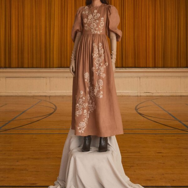 Agua By Agua Bendita Raquel Quebrada Maxi Dress, view 3