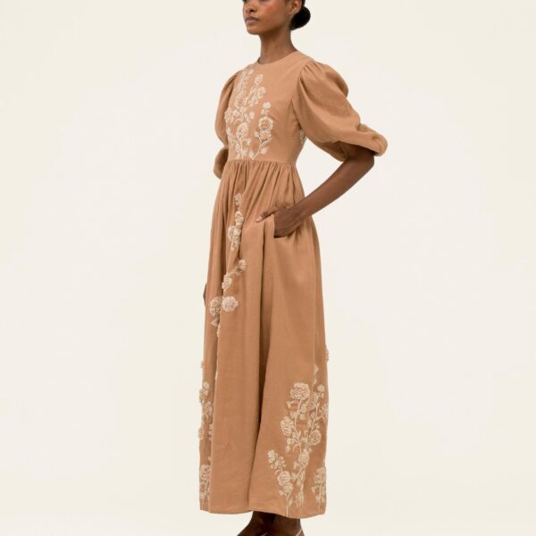 Agua By Agua Bendita Raquel Quebrada Maxi Dress, view 4