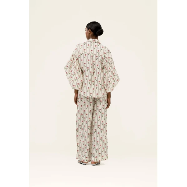 Agua by Agua Bendita Tota Quebrada Trousers - Agua By Agua Bendita Pants - Artisanal Colombian Resort Wear at Luxury Shoes 