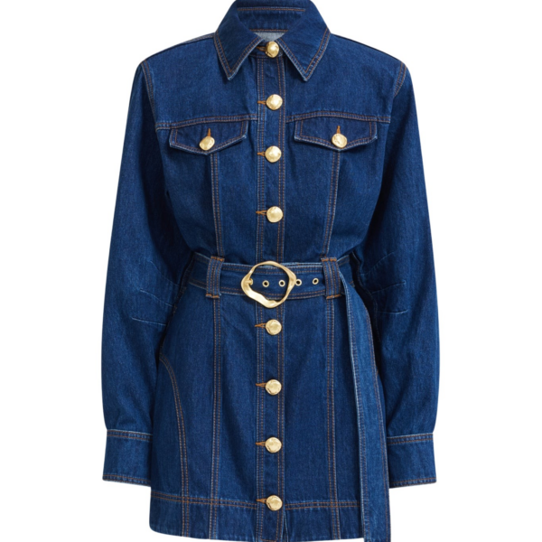 Aje Elodi Denim Mini Dress