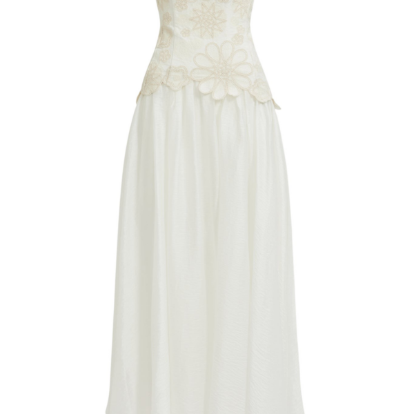 Aje Gia Embroidered Gown