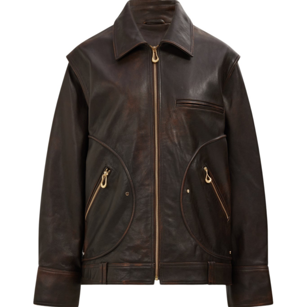 Aje Vexa Leather Jacket