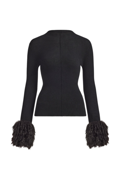 Aje Black Knitwear