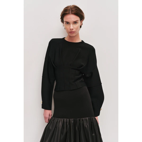 Saige Corset Knit Jumper
