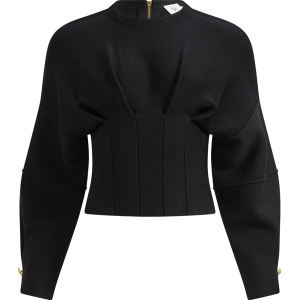 Aje Saige Corset Knit Jumper