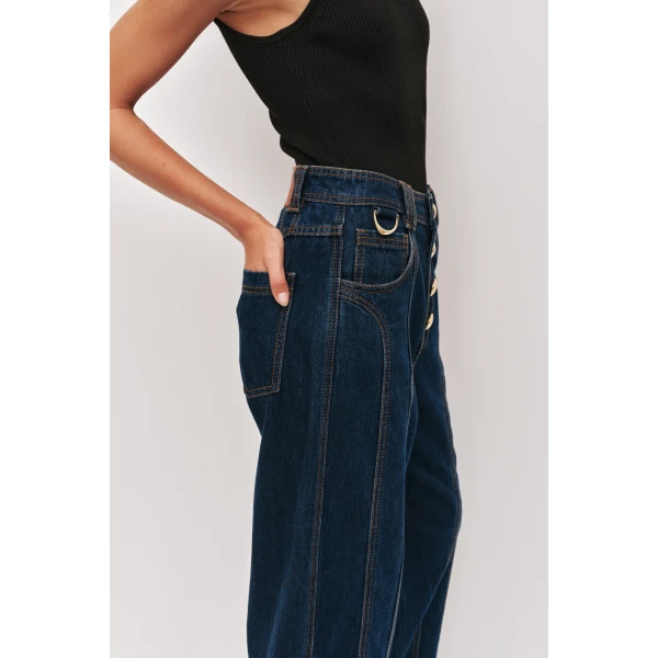 Aje Aus Pants – structured silhouette with raw femininity from Luxury Shoes 