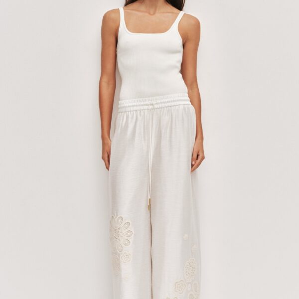 Aje Gia Embroidered Pant, view 2
