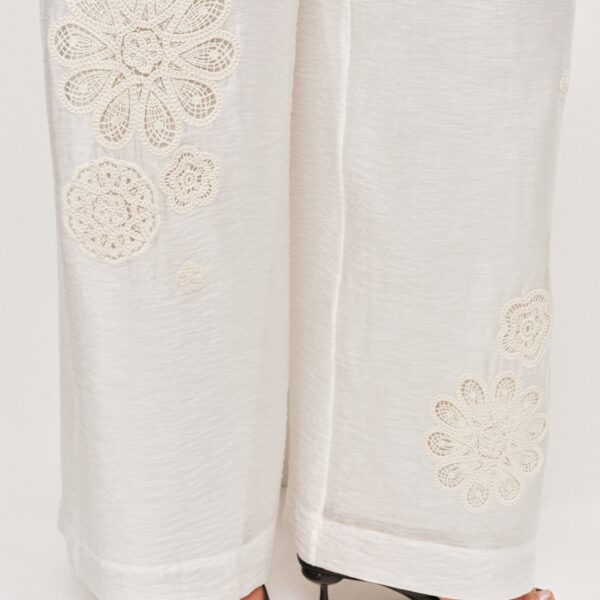 Aje Gia Embroidered Pant, view 4