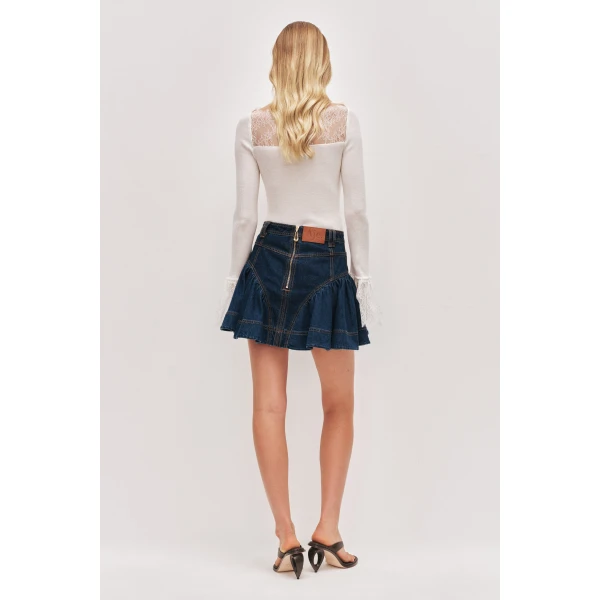 Aje clothing Aus Skirts – structured silhouette with raw femininity from Luxury Shoes 