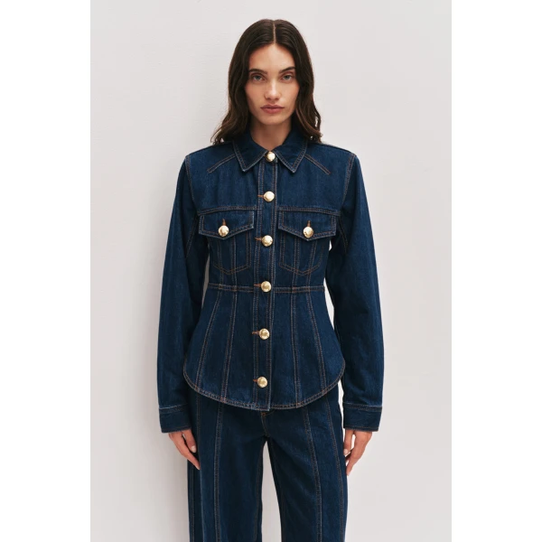 Elodi Corset Denim Shirt