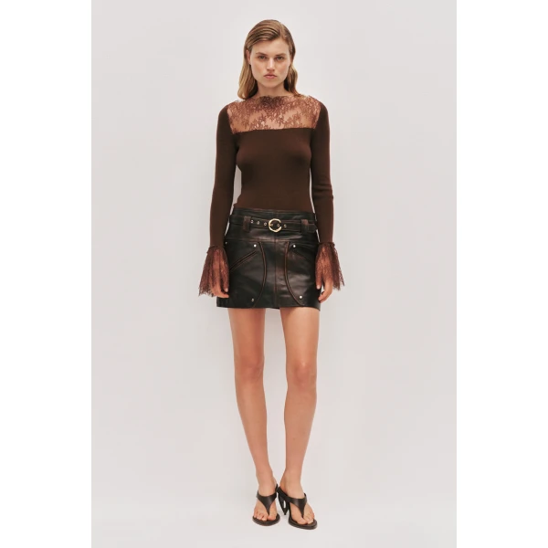 Genna Lace Knit Top