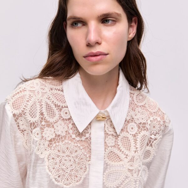 Aje Gia Embroidered Shirt, view 4