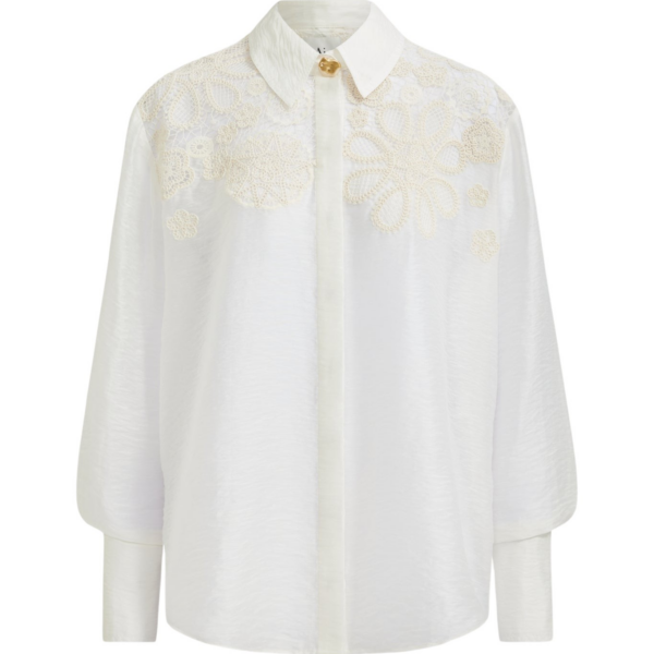 Aje Gia Embroidered Shirt