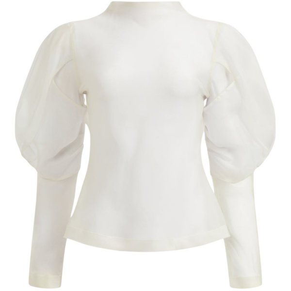 Aje Mirella Organza Long Sleeve Top