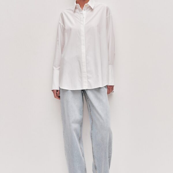 Aje Sloane Poplin Shirt, view 2