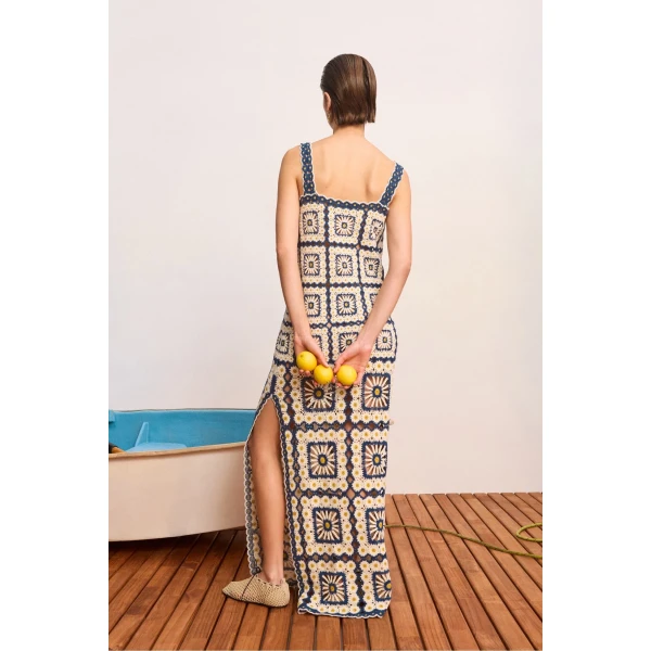 Alemais Dolly Midi Dress  Sustainable Dresses with Alemais print -  Luxury Handbags Australian Designer