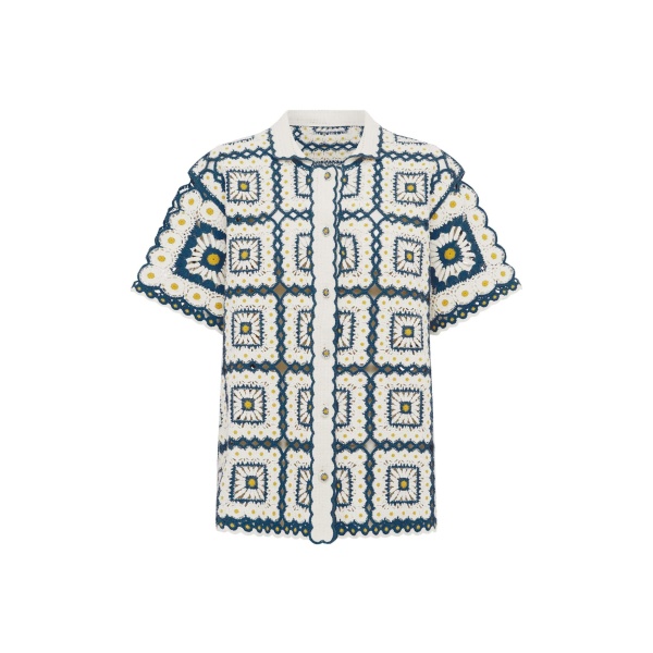 Alemais Dolly Shirt  Sustainable Tops with Alemais print -  Luxury Handbags Australian Designer