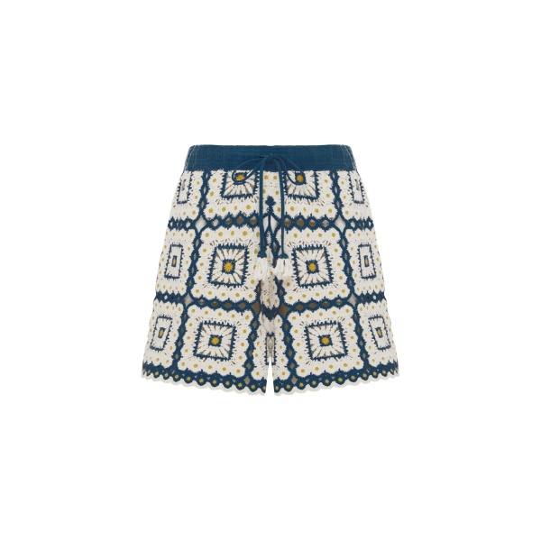 Alemais Dolly Short  Sustainable Shorts with Alemais print -  Luxury Handbags Australian Designer