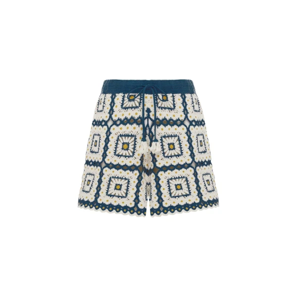 Alemais Dolly Short  Sustainable Shorts with Alemais print -  Luxury Handbags Australian Designer
