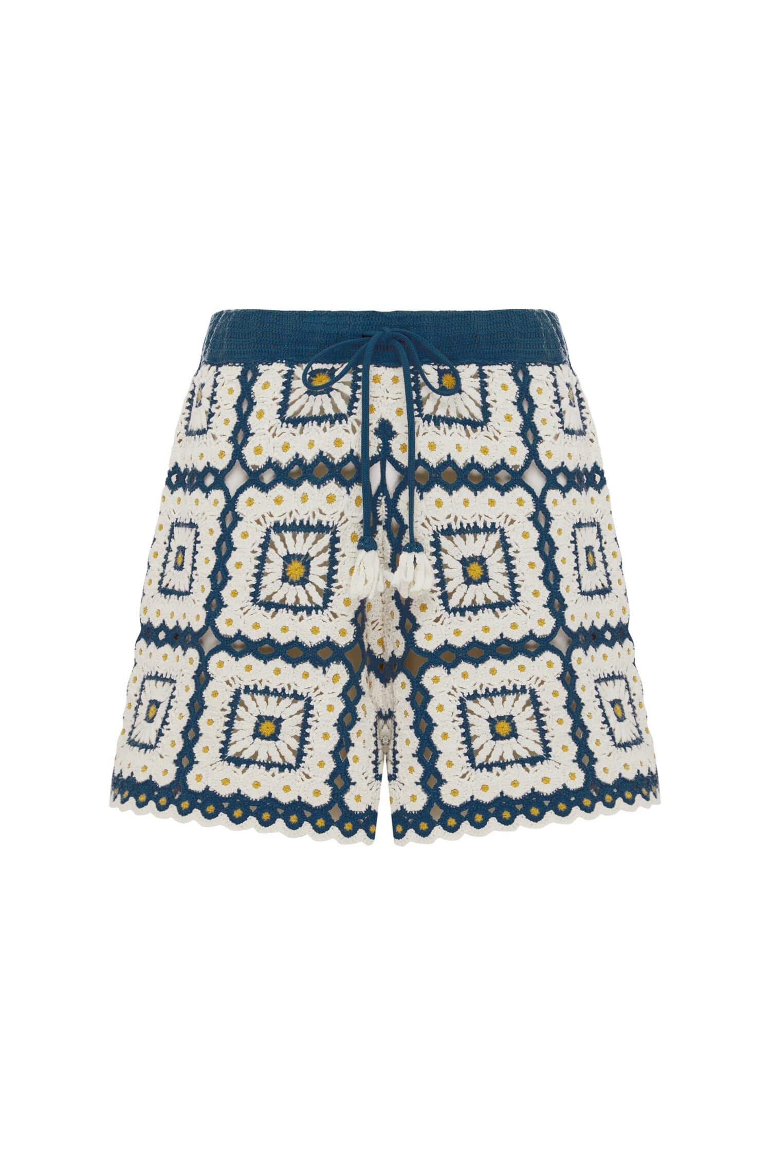 Alemais Dolly Short  Sustainable Shorts with Alemais print -  Luxury Handbags Australian Designer