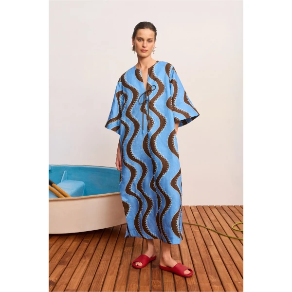 Alemais Frankie Midi Dress  Sustainable Dresses with Alemais print -  Luxury Handbags Australian Designer
