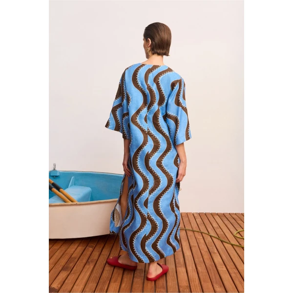 Alemais Frankie Midi Dress  Sustainable Dresses with Alemais print -  Luxury Handbags Australian Designer
