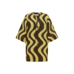 Alemais Frankie Mini Dress Yellow  Sustainable Dresses with Alemais print -  Luxury Handbags Australian Designer