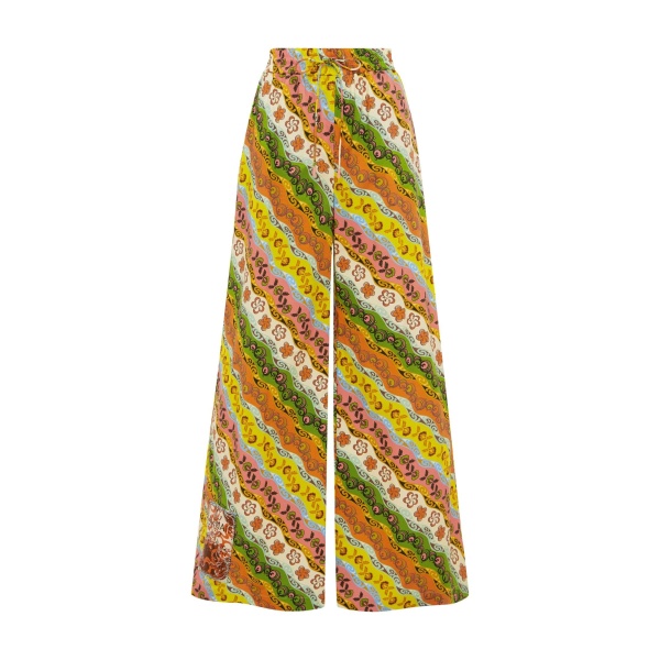 Alemais Janine Pant  Sustainable Pants with Alemais print -  Luxury Handbags Australian Designer