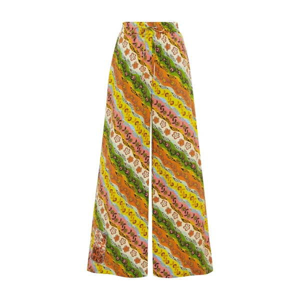 Alemais Janine Pant  Sustainable Pants with Alemais print -  Luxury Handbags Australian Designer