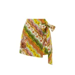Alemais Janine Sarong Skirt  Sustainable Skirts with Alemais print -  Luxury Handbags Australian Designer