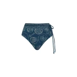 Alemais Lucky High Waist Brief  Sustainable Beachwear with Alemais print -  Luxury Handbags Australian Designer