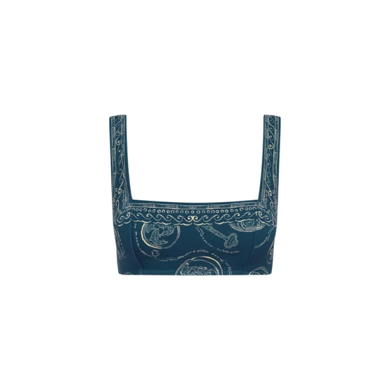 Lucky Square Neck Top