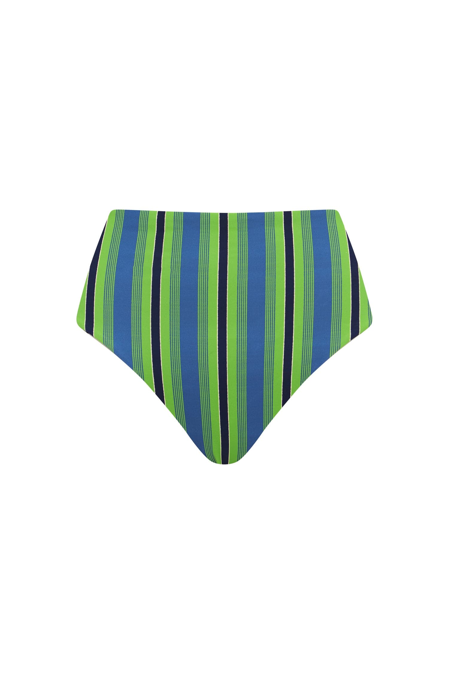 Alemais Margo High Waist Brief  Sustainable Beachwear with Alemais print -  Luxury Handbags Australian Designer