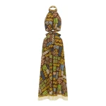 Alemais Minnie Midi Dress  Sustainable Dresses with Alemais print -  Luxury Handbags Australian Designer
