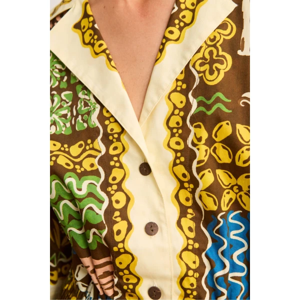 Alemais Minnie Mini Dress  Sustainable Dresses with Alemais print -  Luxury Handbags Australian Designer