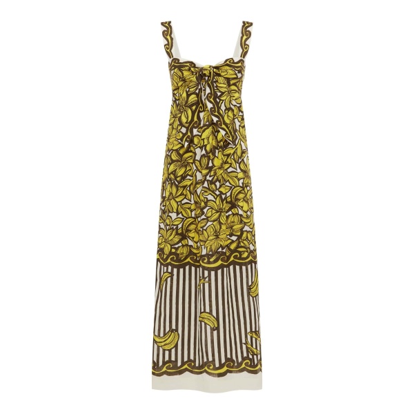 Alemais Mona Midi Dress  Sustainable Dresses with Alemais print -  Luxury Handbags Australian Designer