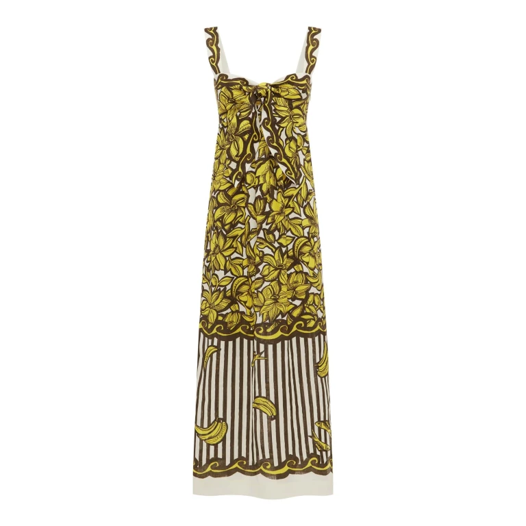 Alemais Mona Midi Dress  Sustainable Dresses with Alemais print -  Luxury Handbags Australian Designer