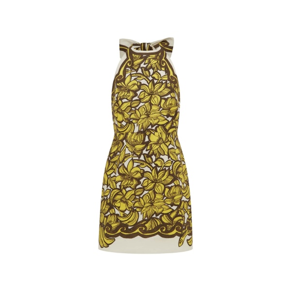 Alemais Mona Mini Dress  Sustainable Dresses with Alemais print -  Luxury Handbags Australian Designer