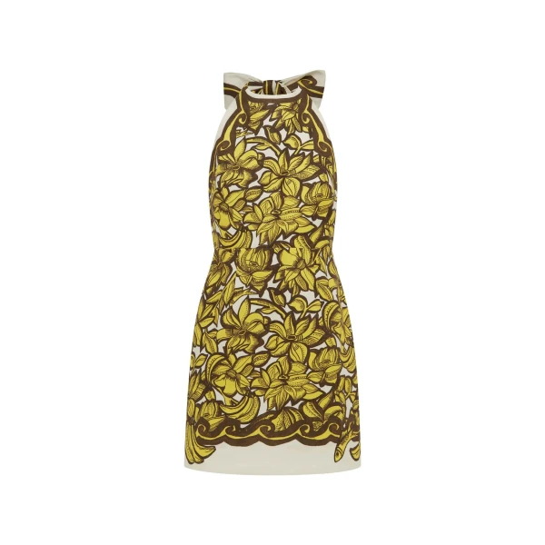 Alemais Mona Mini Dress  Sustainable Dresses with Alemais print -  Luxury Handbags Australian Designer