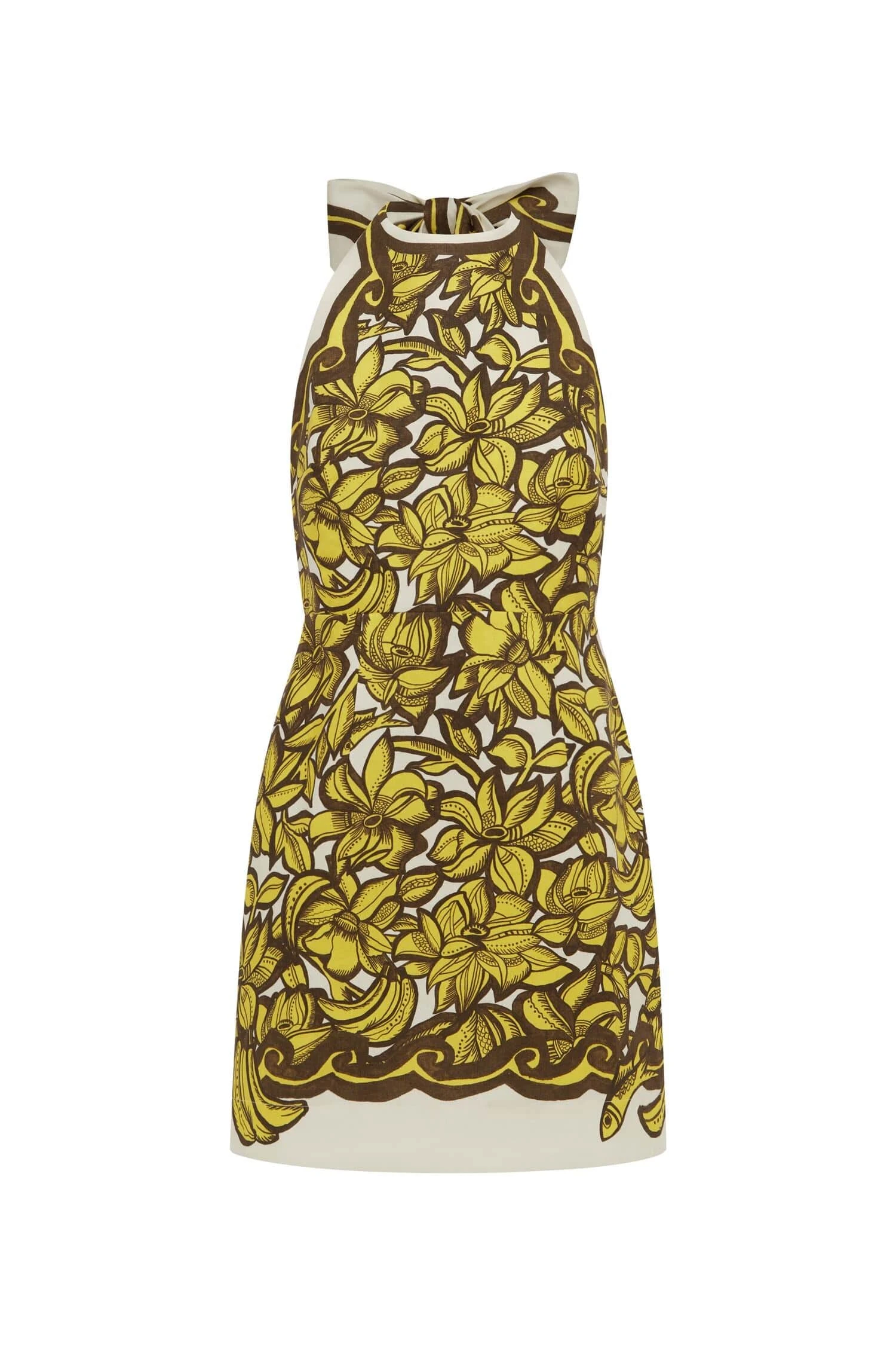 Mona Mini Dress by Alemais - Dresses Alemais Mona Mini Dress Sustainable Dresses with Alemais print - Luxury Handbags Australian Designer