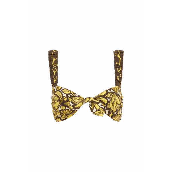 Alemais Mona Tie Bikini Top  Sustainable Tops with Alemais print -  Luxury Handbags Australian Designer