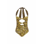 Alemais Mona Tie One Piece  Sustainable Beachwear with Alemais print -  Luxury Handbags Australian Designer