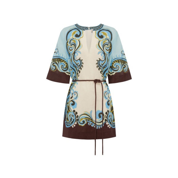 Alemais Natalia Mini Dress  Sustainable Dresses with Alemais print -  Luxury Handbags Australian Designer