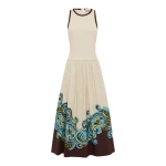 Alemais Natalia Tank Midi Dress  Sustainable Dresses with Alemais print -  Luxury Handbags Australian Designer