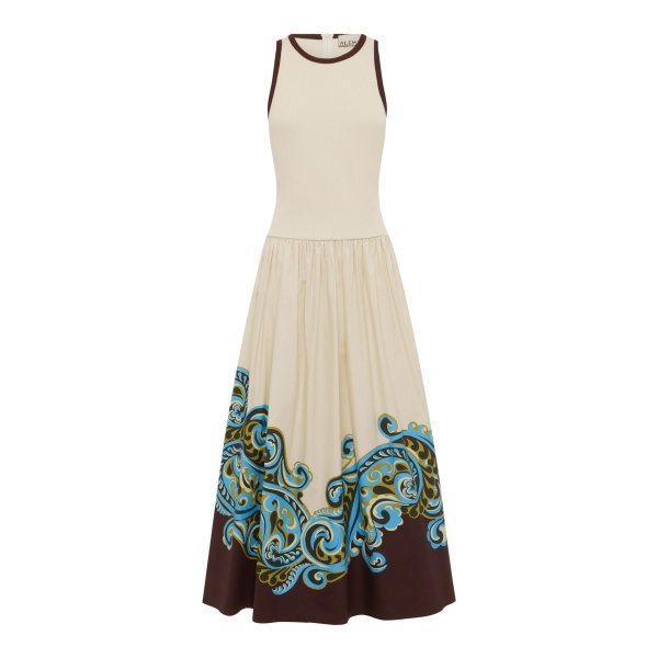 Alemais Natalia Tank Midi Dress  Sustainable Dresses with Alemais print -  Luxury Handbags Australian Designer