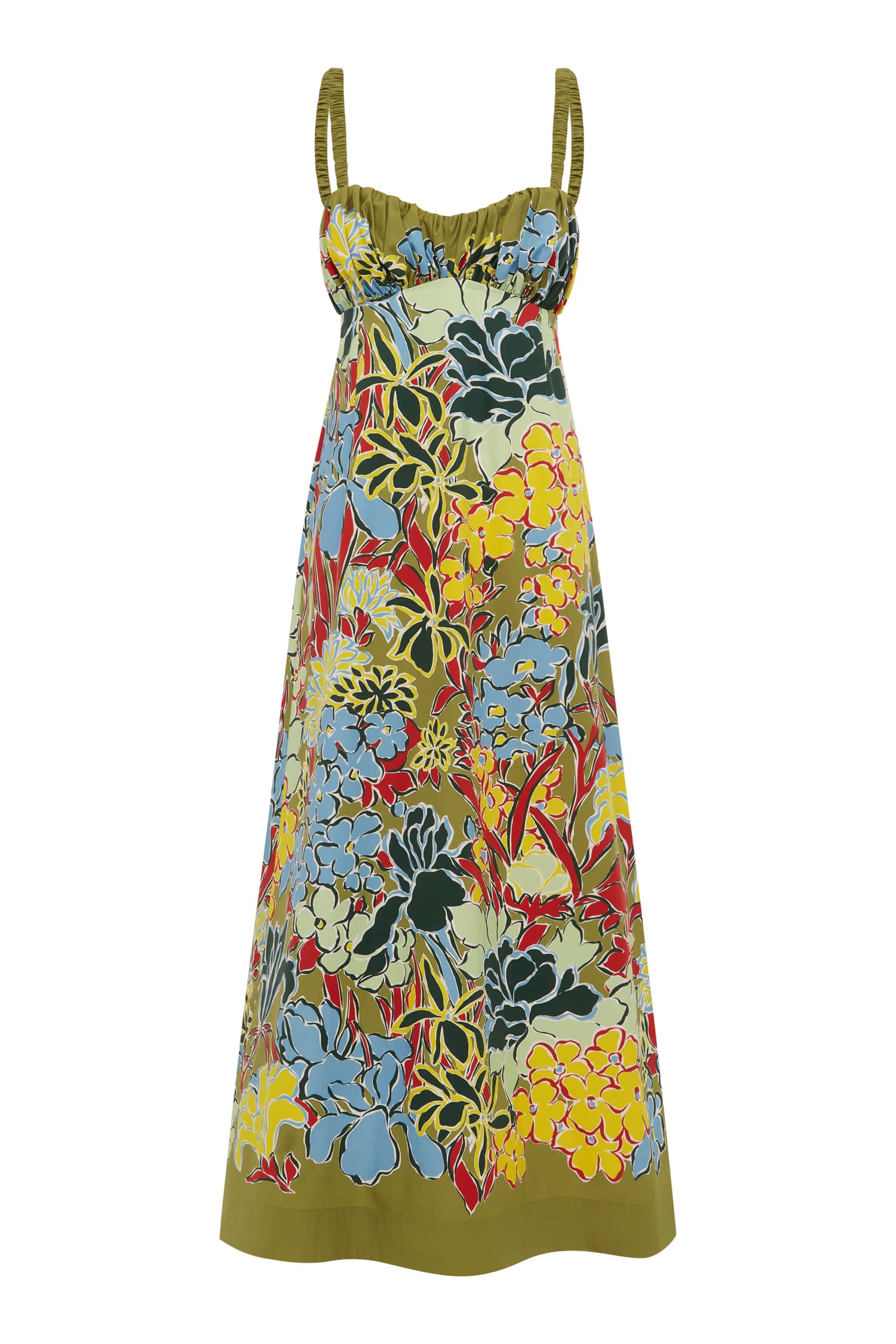 Alemais Solstice Midi Dress  Sustainable Dresses with Alemais print -  Luxury Handbags Australian Designer