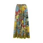 Alemais Solstice Midi Skirt  Sustainable Skirts with Alemais print -  Luxury Handbags Australian Designer
